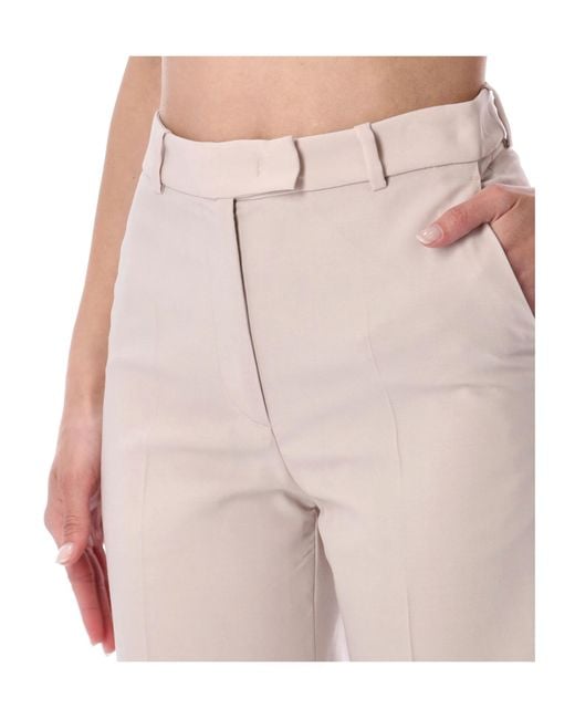 Frankie Shop Pink Casual Pants With Belt Loops