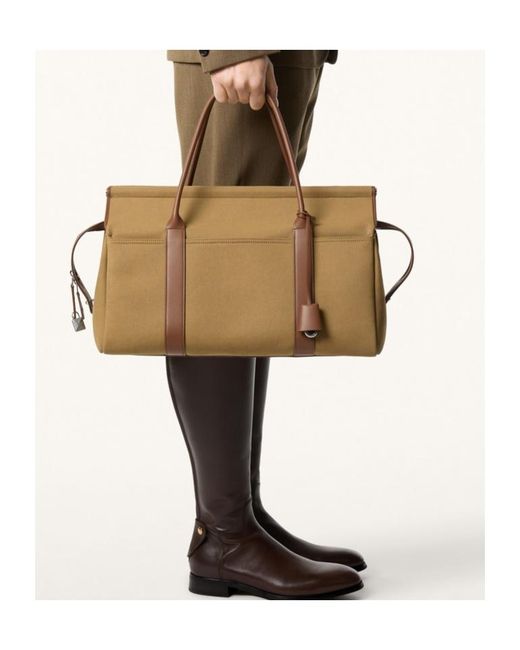 Loro Piana Metallic Loom Weekender Bag L42 for men