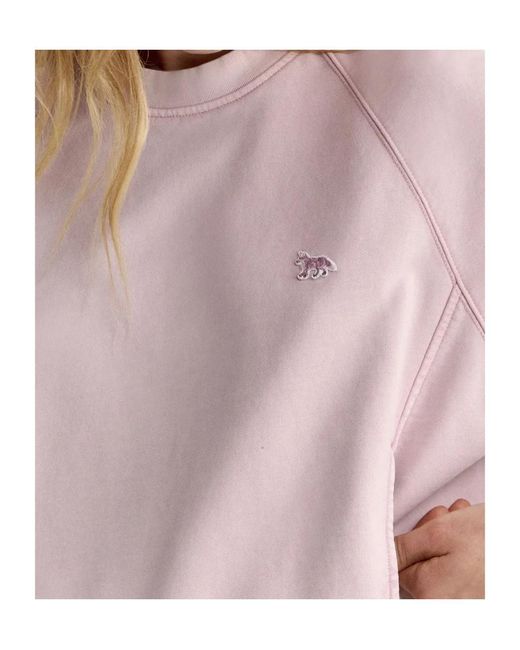 Maison Kitsuné Multicolor Baby Fox Faded Open Pocket Sweatshirt