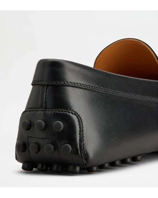 Tod's Black Penny Driving Loafers for men