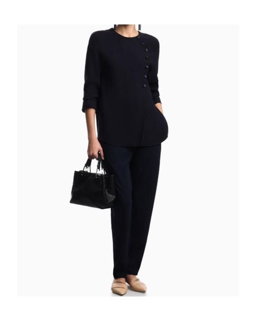 Emporio Armani Blue Button Shirt