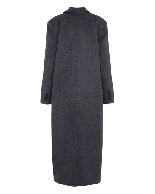 Frankie Shop Black Gaia Double Breasted Coat