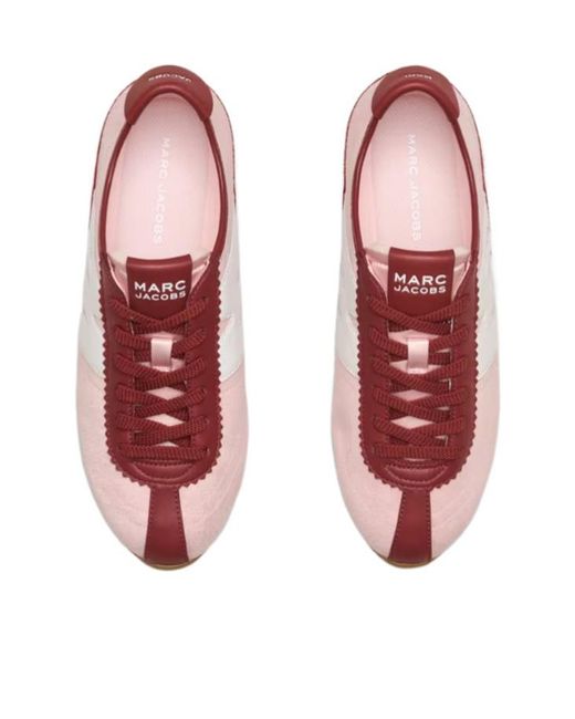 Marc Jacobs Pink The Brushed Satin 400 Bleecker Runners