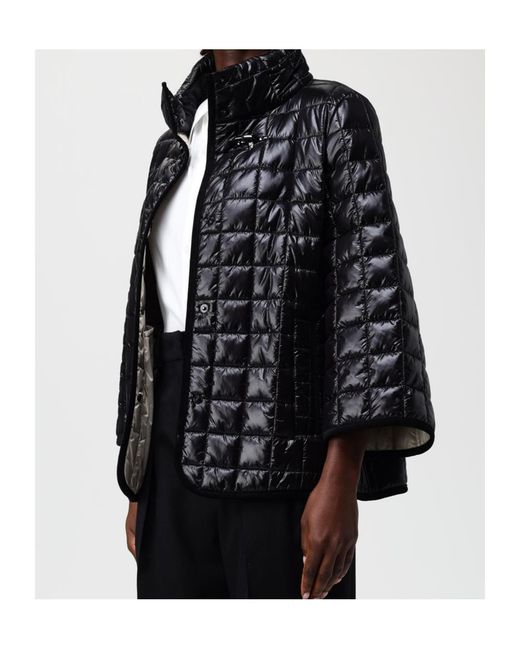 Fay Black Quilted Gancio Jacket