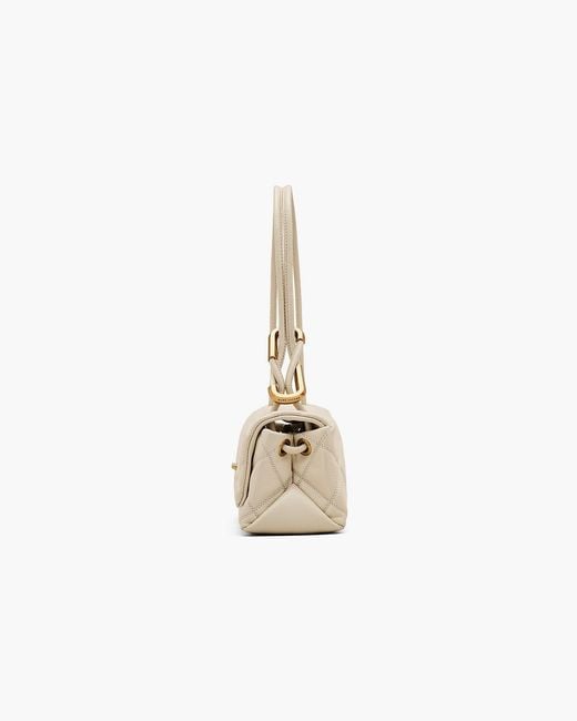 Marc Jacobs White The Quilted Mini Dual Shoulder Bag