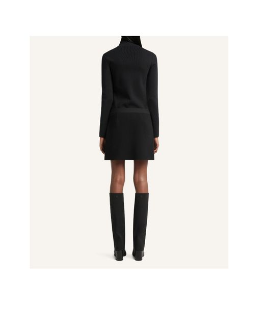 Courreges Black Logo-Patch Zipped Sweater
