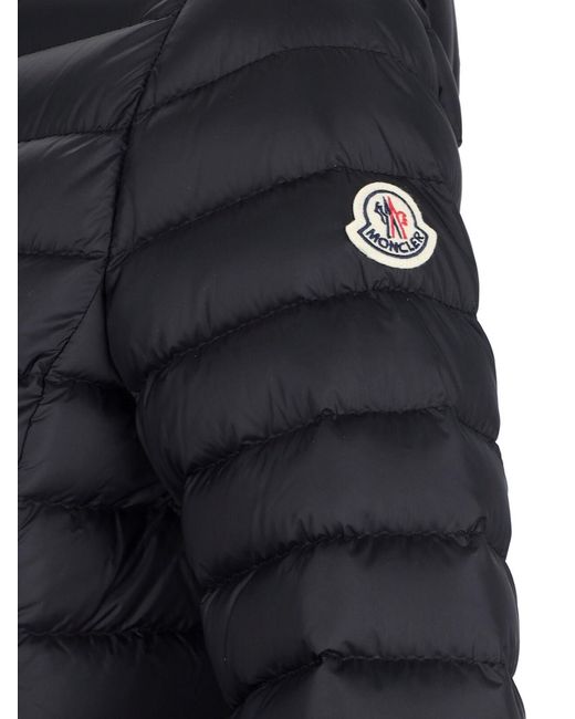 Moncler Black Ige Logo Patch Zip-Up Jacket