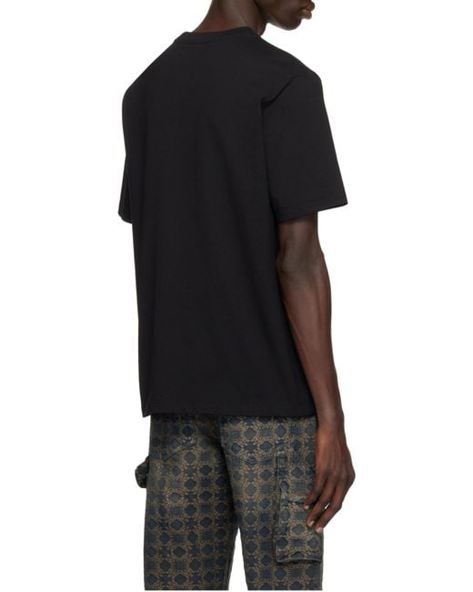 Amiri Black Open-Necked Shirt for men