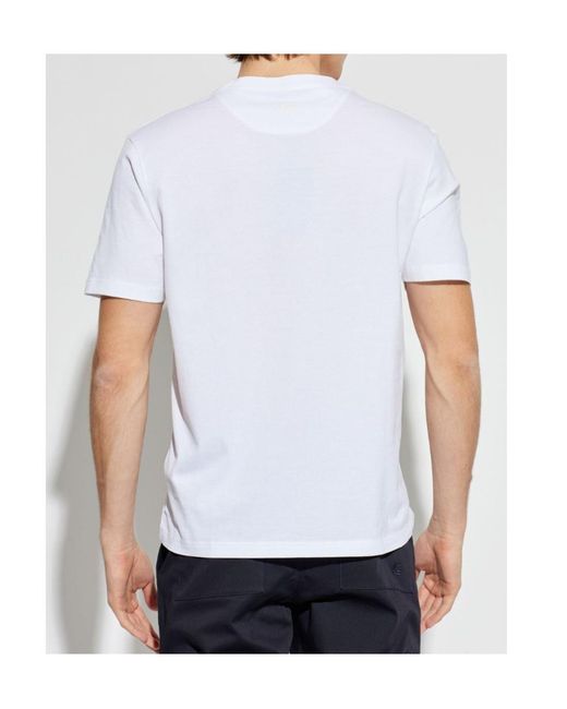 Etro White Graphic Printed Crewneck T-Shirt for men
