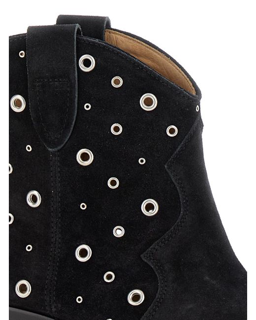Isabel Marant Black Dewina Boots