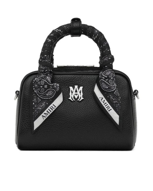 Amiri Black Micro Bowling Bag