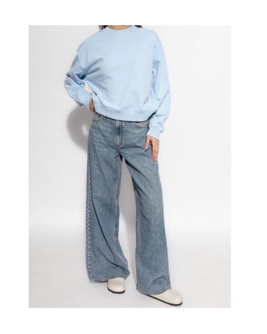 Samsøe & Samsøe Blue Crew-Neck Sweatshirt for men