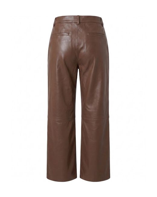 Ports 1961 Brown Casual Trousers With Belt Loops
