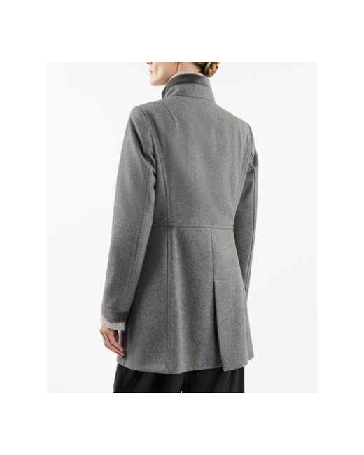 Fay Gray High-Neck Jacket