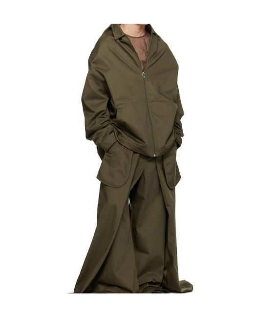 Jean Paul Gaultier Khaki Shayne Oliver Edition Jacket in