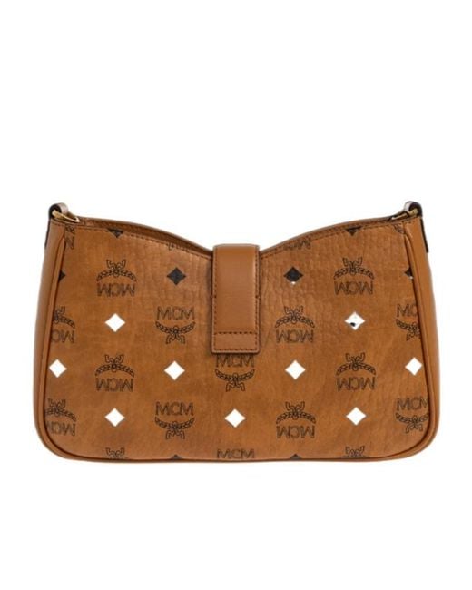 MCM Brown Tracy Shoulder Bag