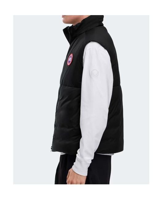 Canada Goose Black Lodge Vest for men