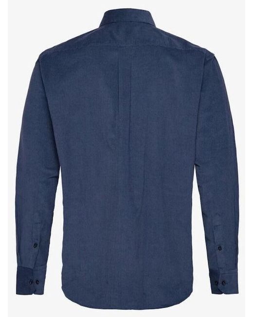 Boss Blue Long Sleeve Shirt for men