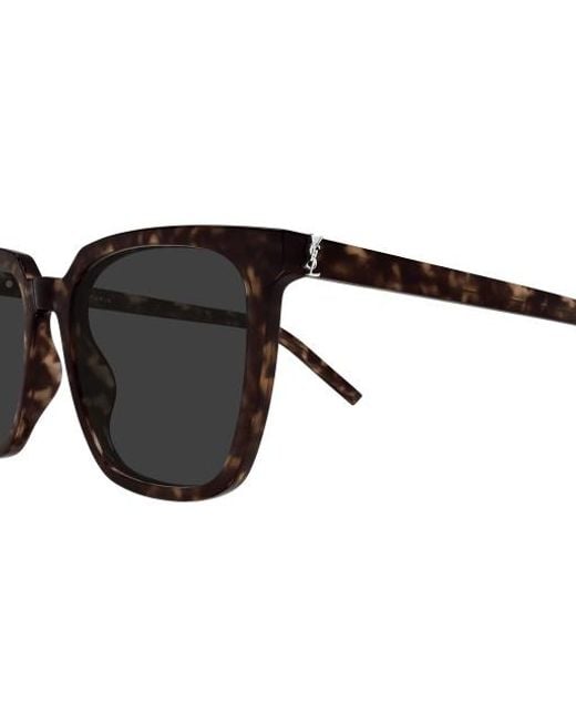 Saint Laurent Black Eyewear Sl M146 Square Sunglasses