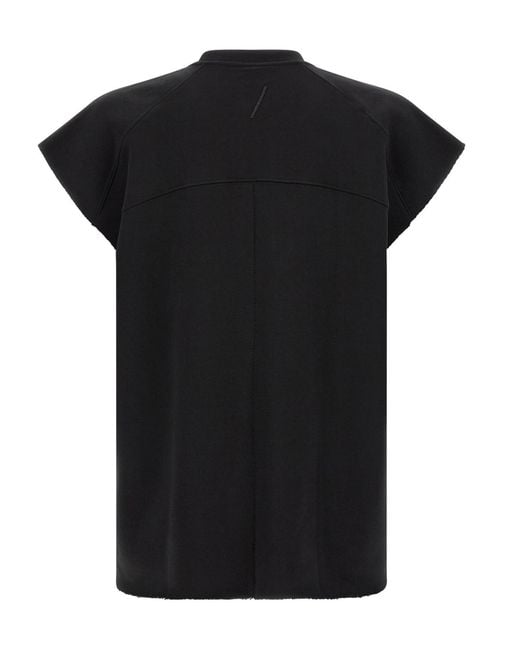 Thom Krom Black M 197 Sleeveless Sweatshirt for men