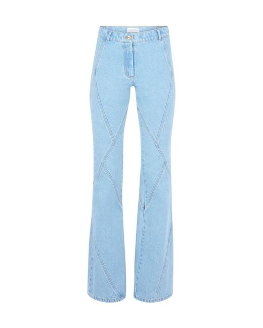Nina Ricci Blue Flared Jeans