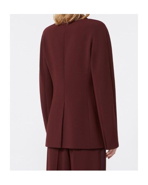 Max Mara Purple Wrap Jacket