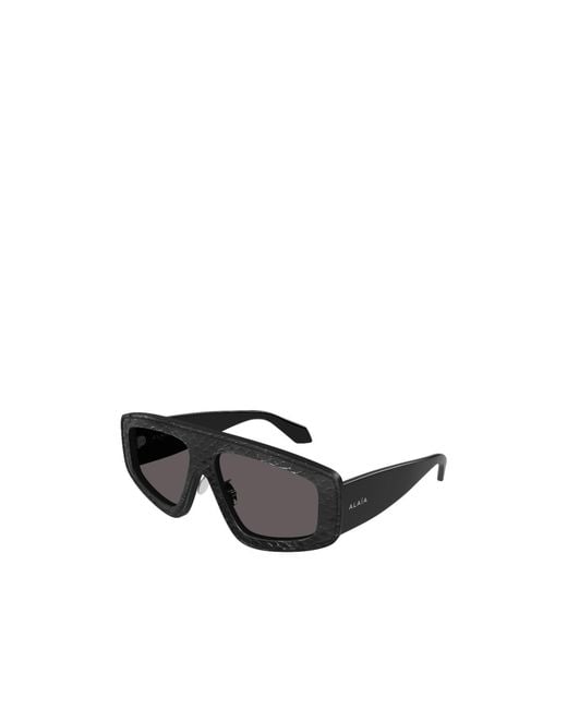 Alaïa Multicolor Textured Rectangle Sunglasses