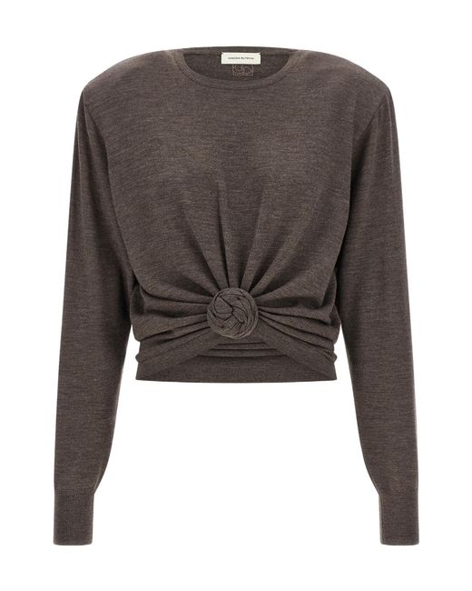Magda Butrym Gray Long-Sleeved Sweater
