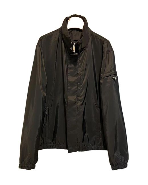 Prada Black Long Sleeve Casual Jacket for men
