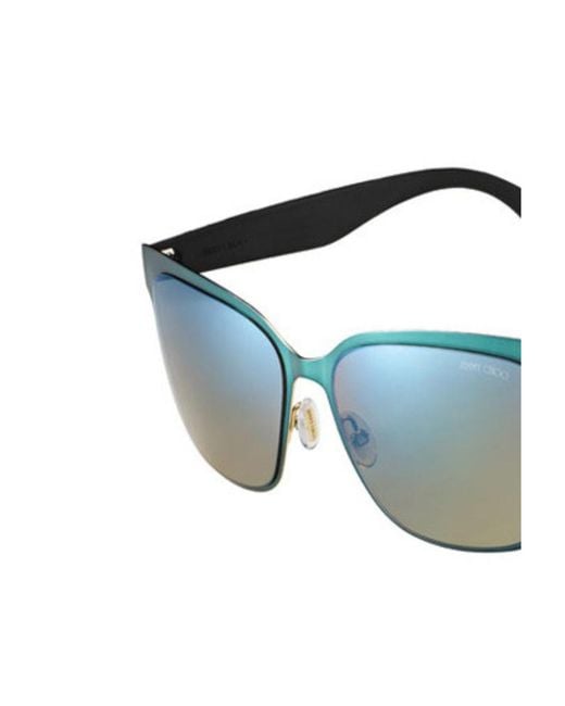 Jimmy Choo Blue Logo Sunglasses
