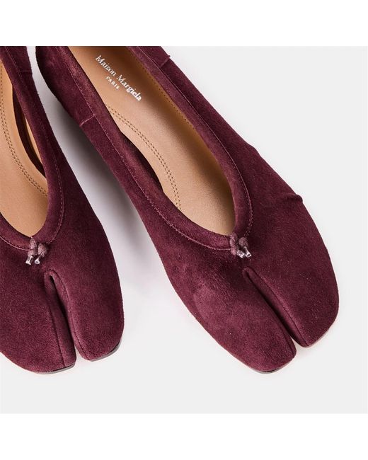 Maison Margiela Purple Tabi Split-Toe High Heels