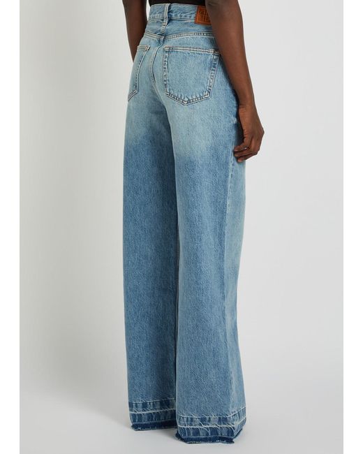 Anine Bing Blue Belt Loop Jeans