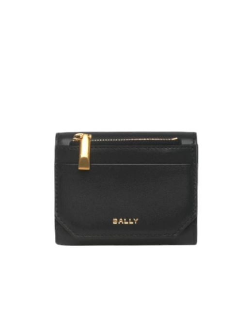 Bally Black Snap Wallet