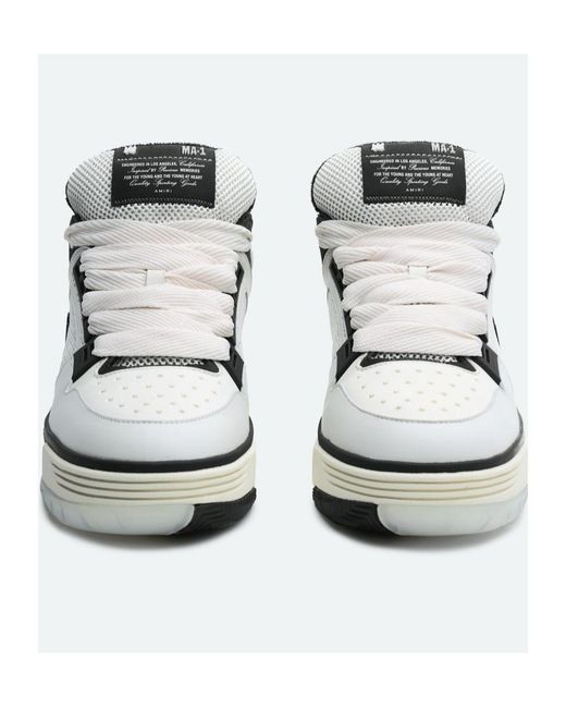 Amiri White Ma-1 Lace-Up Sneakers for men