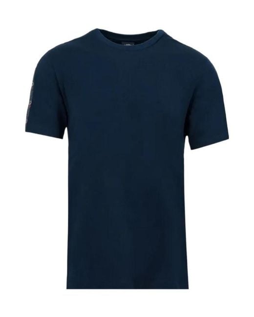 Paul & Shark Blue Logo T-Shirt for men