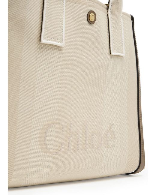 Chloé Natural Double Handle Shoulder Bag