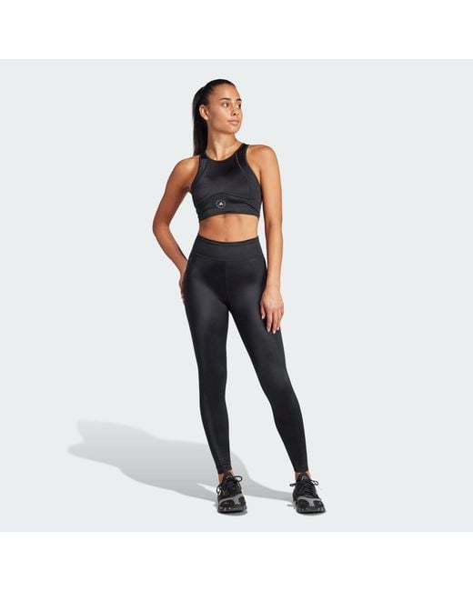 Adidas By Stella McCartney Black Truepurpose Training Crop Top