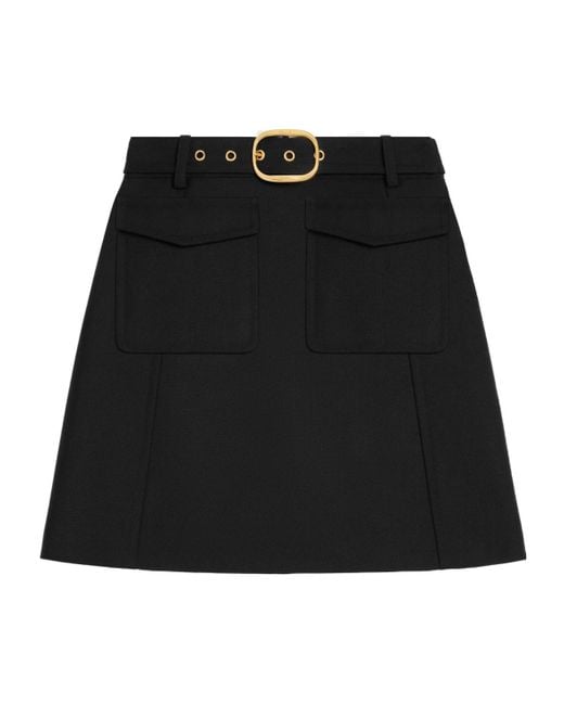 Céline Black Mini Skirt