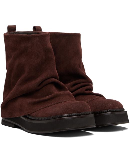 The Attico Brown The Mini Robin Combat Boots