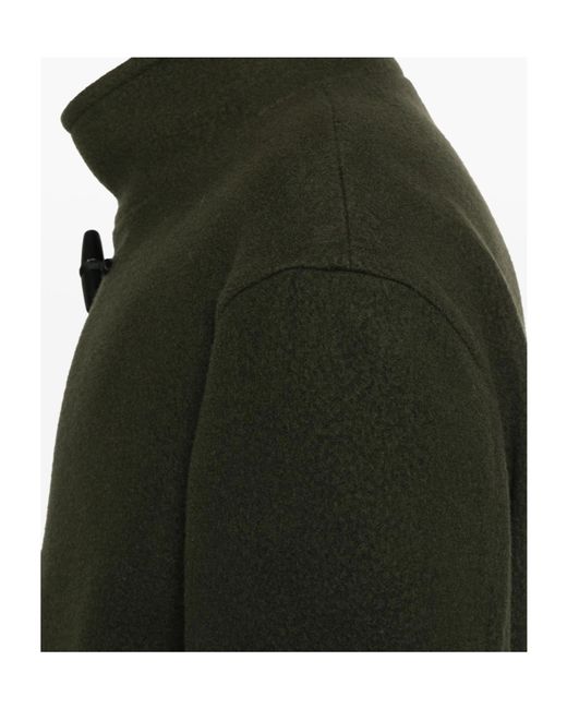 Tagliatore Green Long Sleeve Coat for men