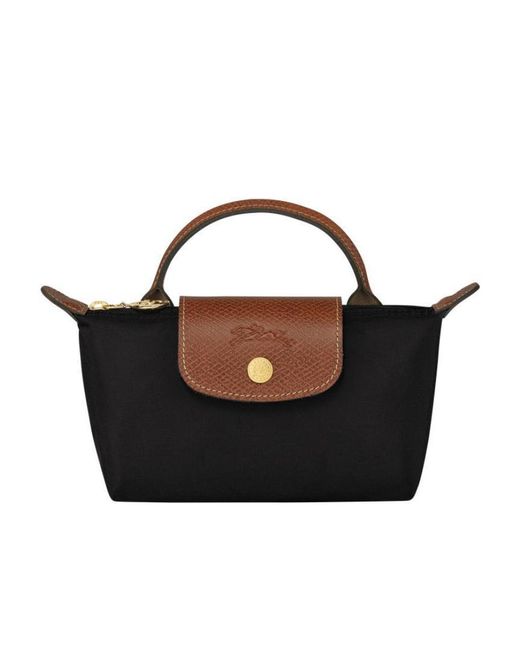 Longchamp Blue Le Pliage Zipped Tote Bag