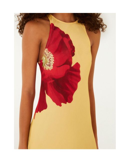 Farm Rio White Long Floral Dress