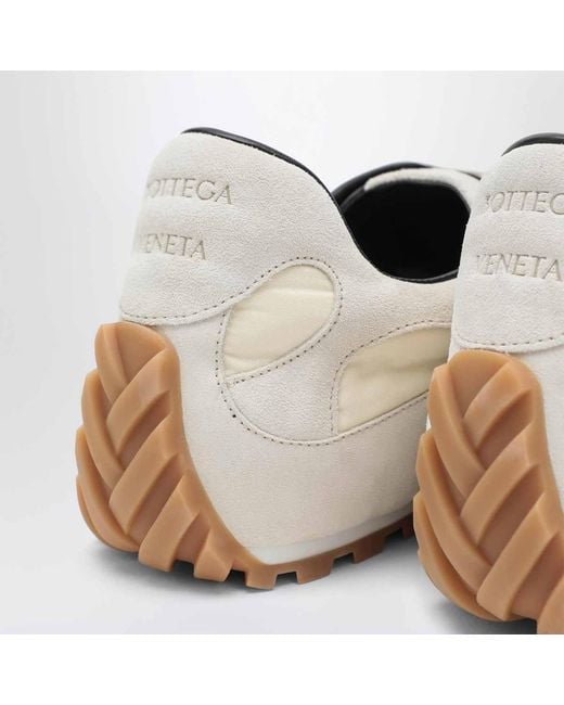 Bottega Veneta White Orbit Flash Low-Top Sneakers for men