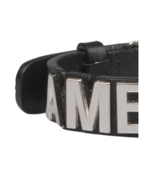 Ambush White Nameplate Logo Bracelet for men