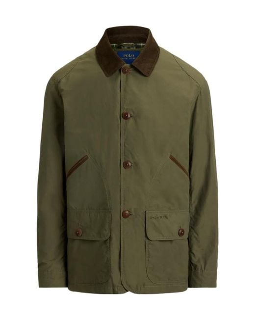 Polo Ralph Lauren Green The Clarkfield Utility Jacket for men