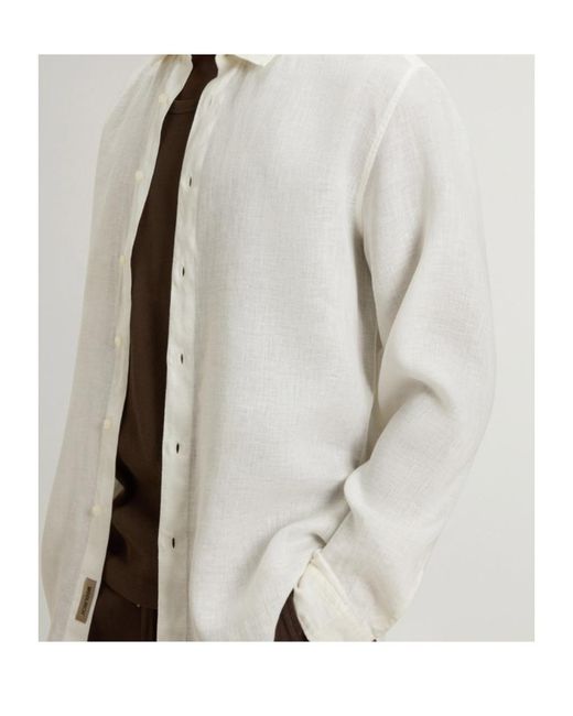 Woolrich White Long-Sleeve Shirt for men