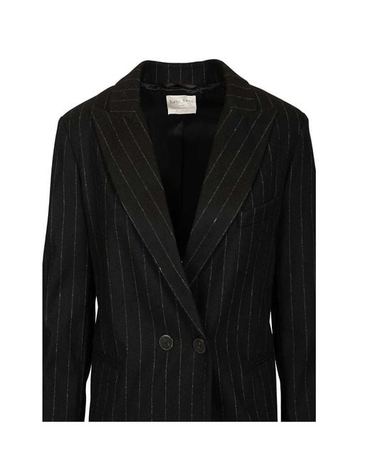 Forte_forte Black Striped Blazer