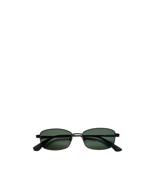 Our Legacy Green Librarian Rectangular Sunglasses for men