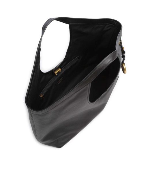 MICHAEL Michael Kors Black Cutout Handle Tote Bag