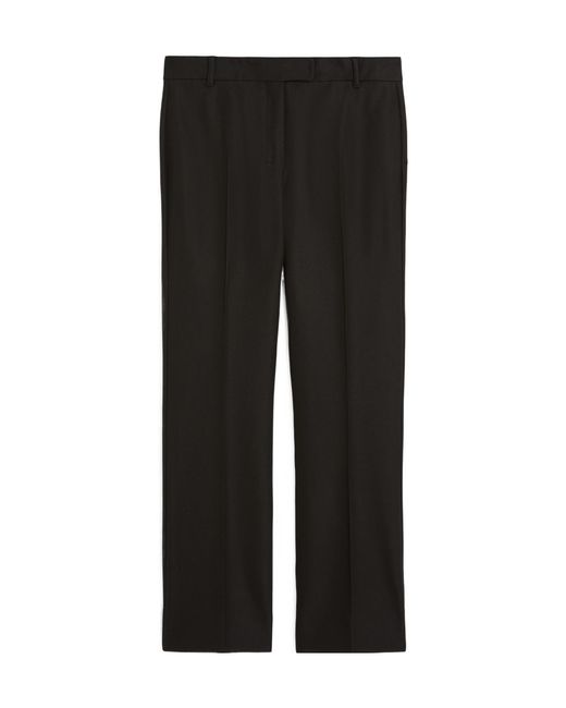 Max Mara Black 'S Fatina Pleat Detailed Slim Fit Trousers